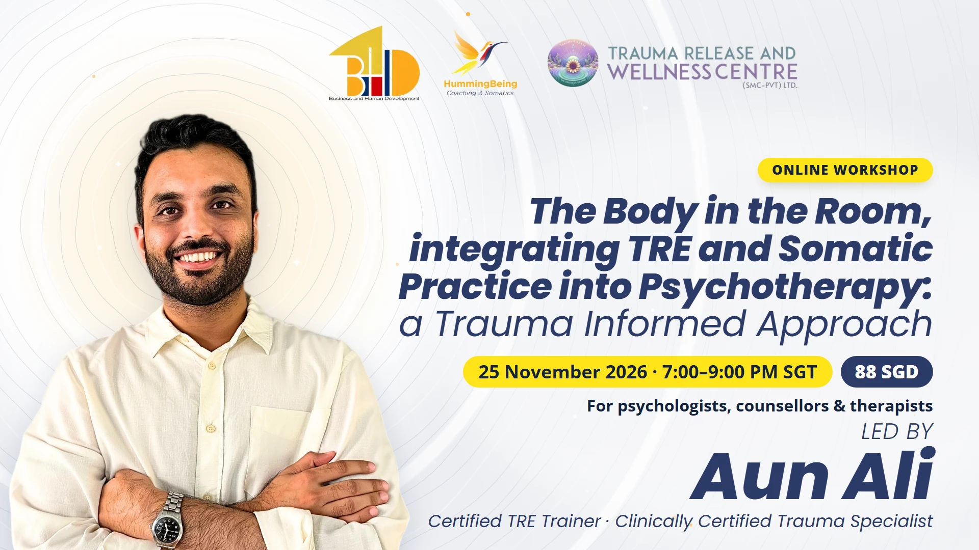 The Body in the Room, online workshop with Aun Ali