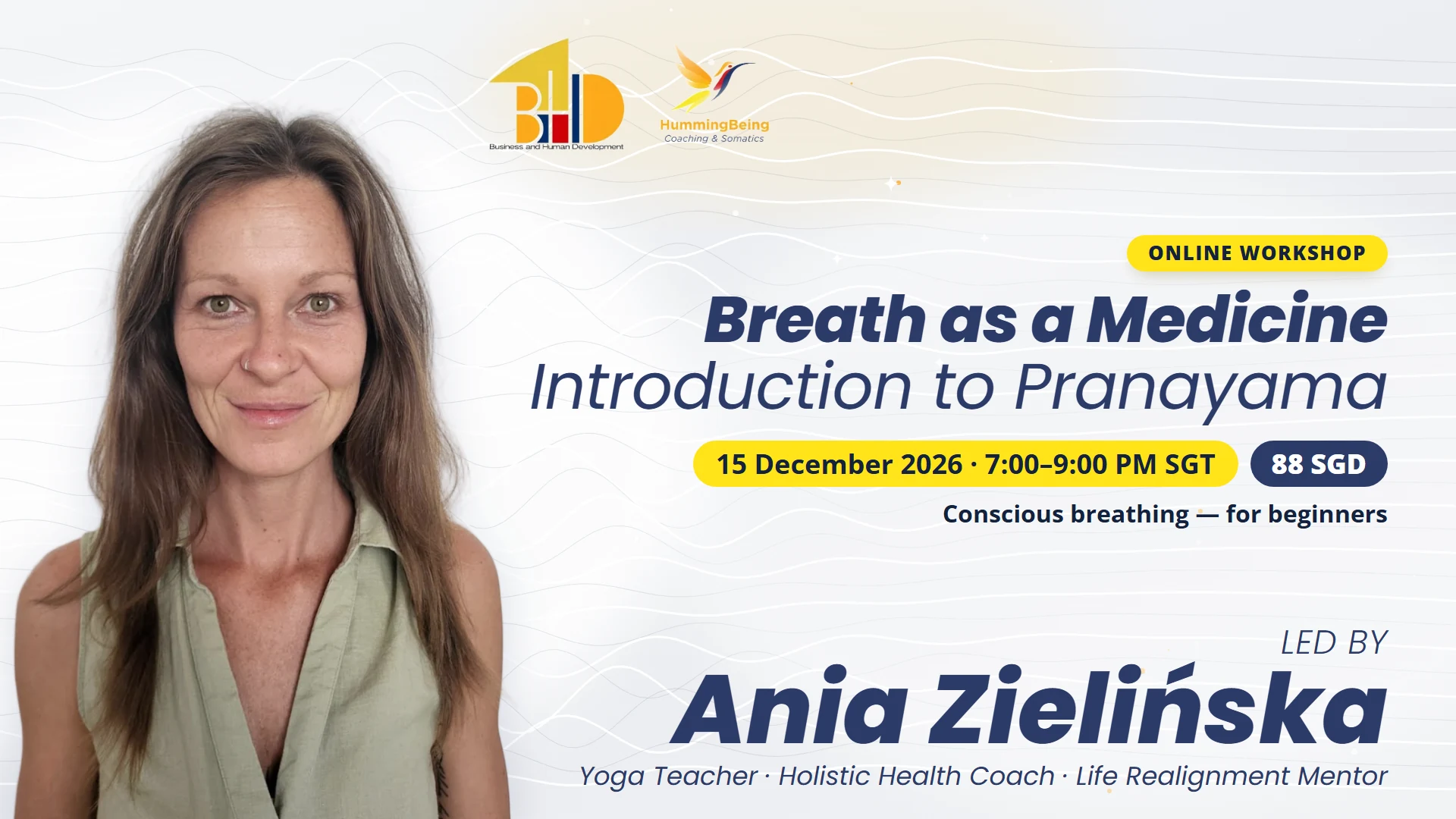 Breath as a medicine with Ania Zielińska