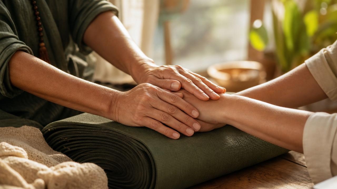 Somatic healing session